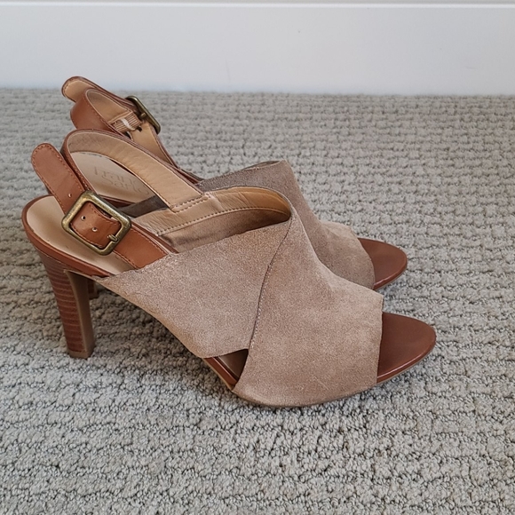 Franco Sarto open toe sandal pump - Picture 3 of 6